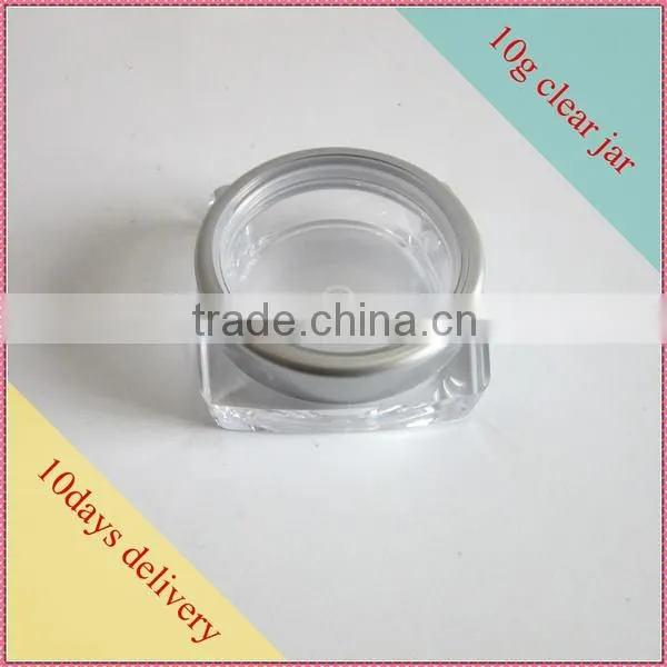 3g 5g 7G 10g Clear Cosmetic Empty Jar Pot Eyeshadow Makeup Face Cream Container