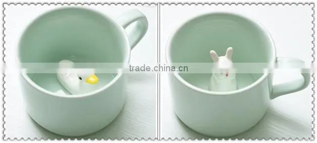 ceramic duck mug in duck design cup