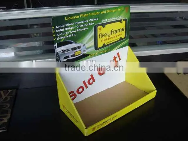 Big standard corrugated display shelf
