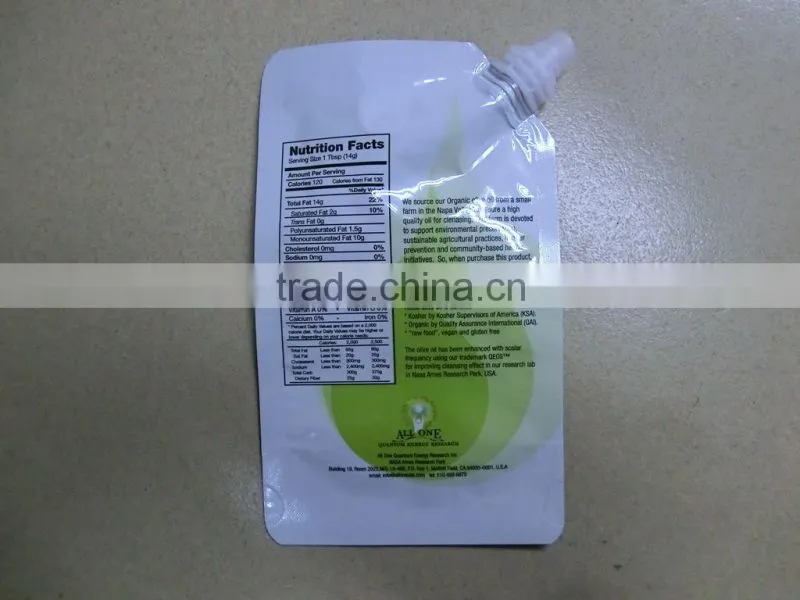 Side sealed aluminum foil pouch for beverage