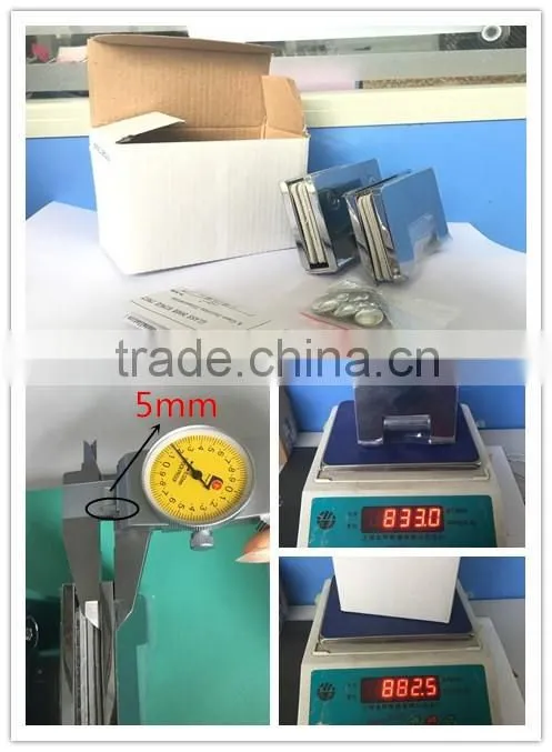 90 degree double side glass clamp,shower door hinge milano