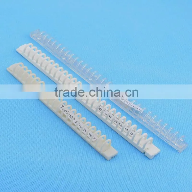 plastic 26 ring binder&plastic clip&file clip for notebook