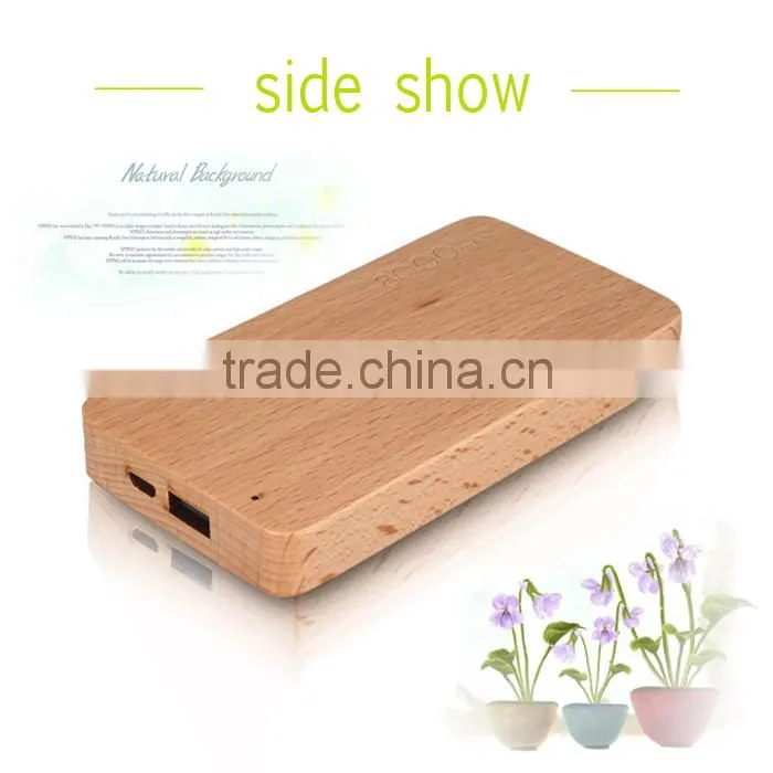 New design bamboo wooden power bank /portable powerbank with logo