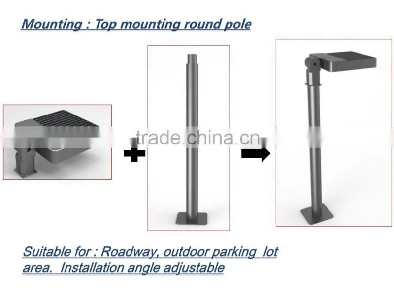2016 New LED shoebox light retrofit kit CE/RoHS/etl/DLC certificate packing lot lighting with Meanwell driver
