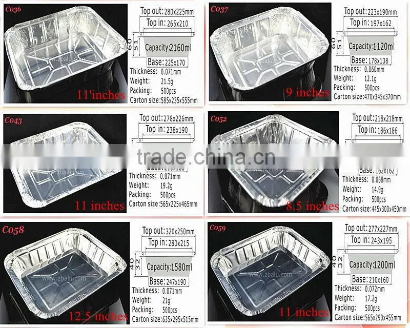 Disposable 3-compartment airline food container
