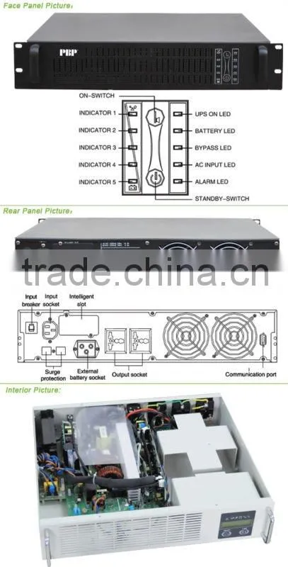 220v Rack Mount online ups 3000va
