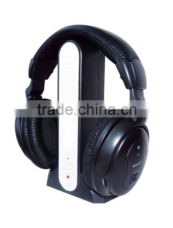 UHF stereo wireless headphone JH-808C 5-frequency selectable