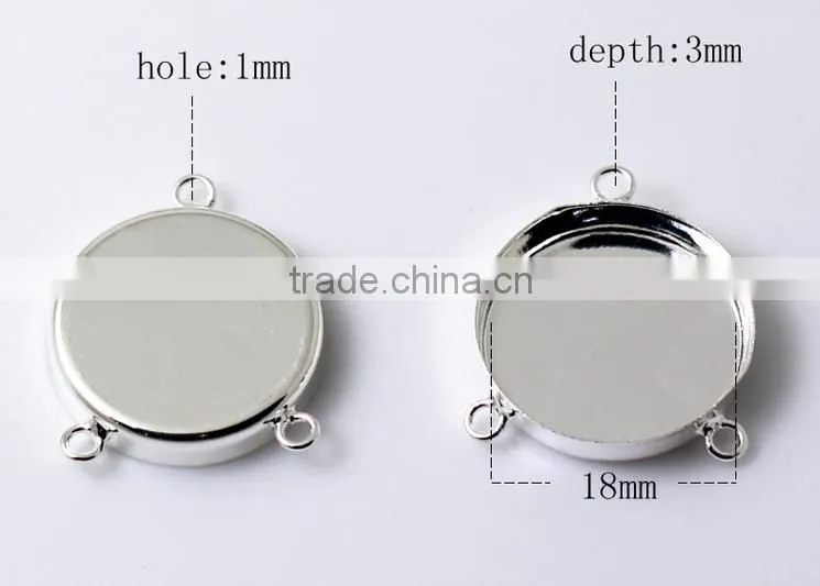 Cheap Price Wholesale Cabochon Pendant /Copper Plated Jewelry Base Pendants For Engraving And Laser