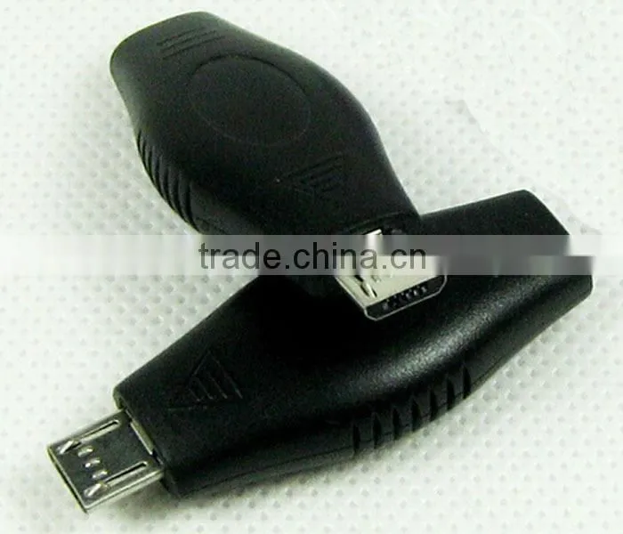 Mini USB Male to USB Female 90 degree Vertical Right Angled Adapter