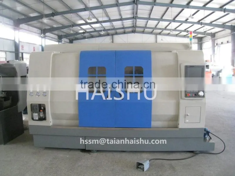 cnc metal slant bed lathe with live tool CNC350A turning milling center