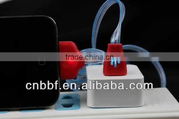 led usb lead micro usb cable , led lights cable for samsung