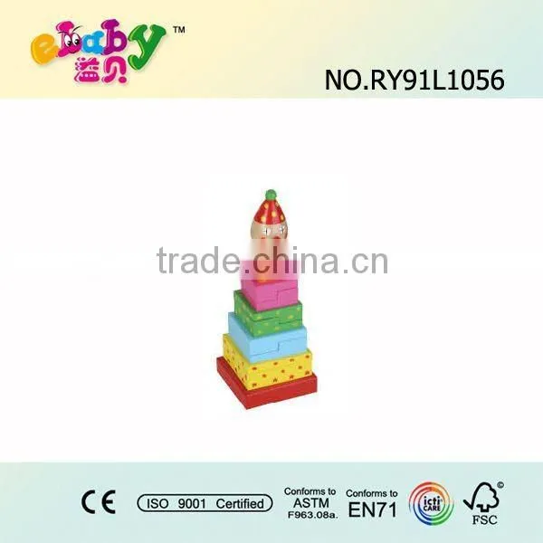 Wooden stacking toy