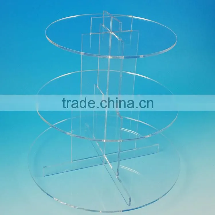 made in china customized acrylic cake stand