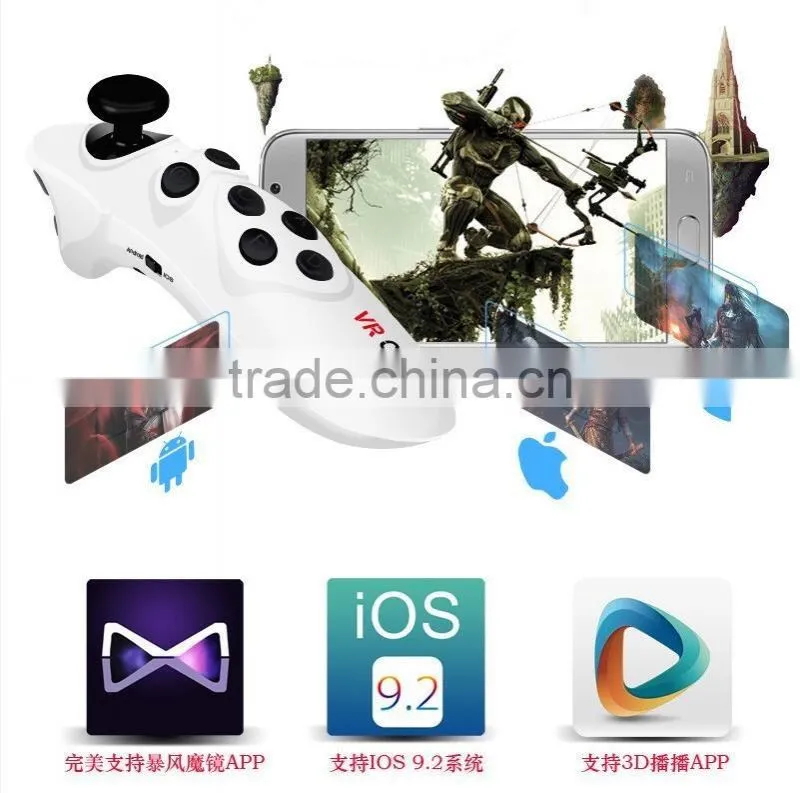 Wholesale wireless bluetooth remote control gamepad VR 3d glasses remote control, China supplier