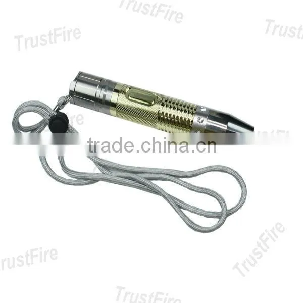 2012 TrustFire identification jewelry TR-Y1 CREE XR-E yellow 139lm jewelry cree led light flashlight/torch(1*18650)
