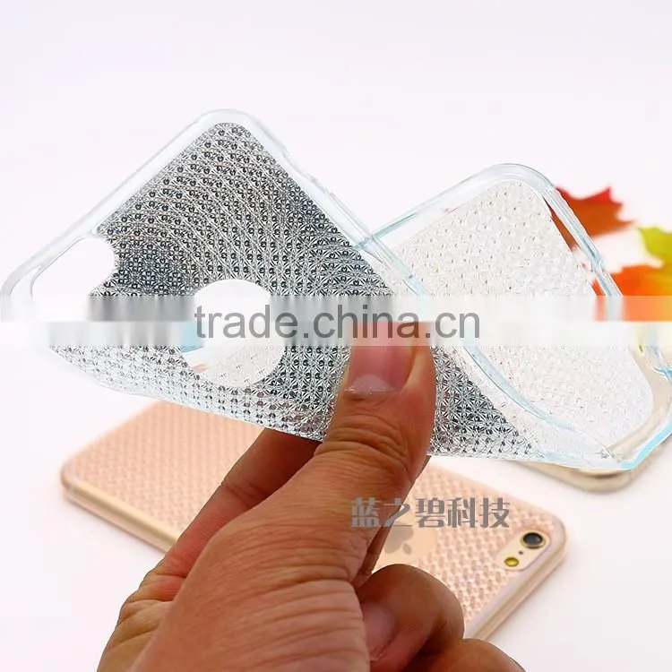 2016 New arrival luxury bling glitter shining soft tpu cases for iphone 6