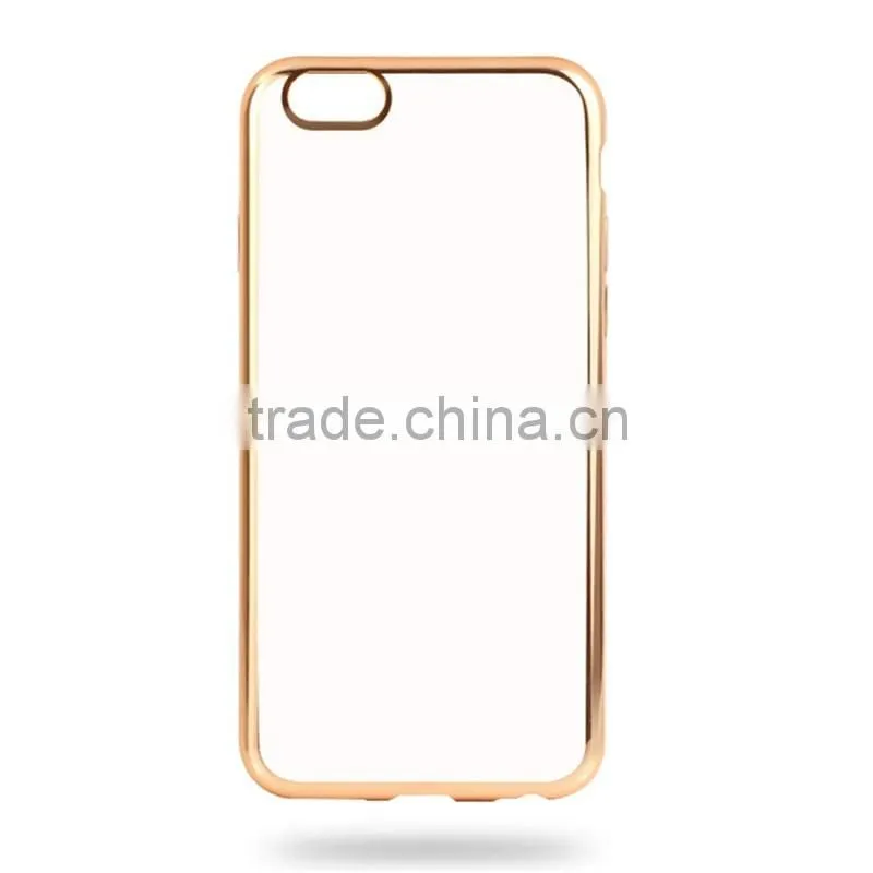 soft transparent TPU luxury back cover case for iphone 6 6s 7 7 plus pro 5s se
