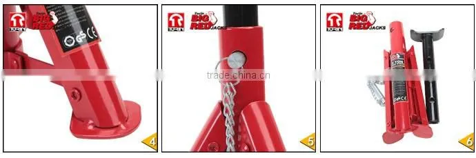 Torin BigRed 2T Foldable Support Jack Stands with TUV/GS