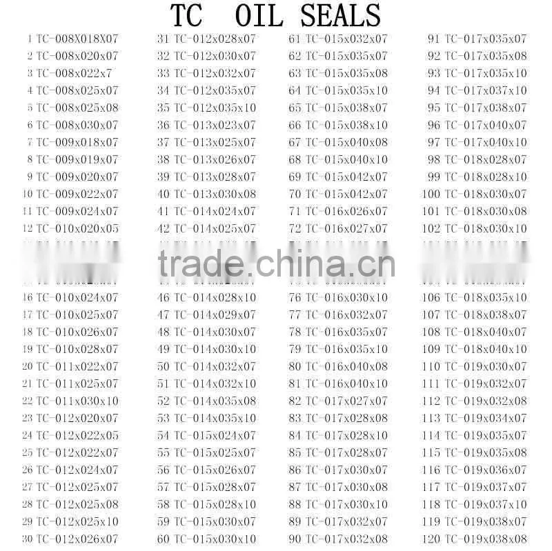 TC Rubber Oil Seal