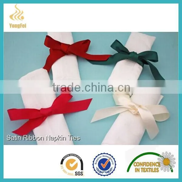 decorative polyester satin gift ribbon
