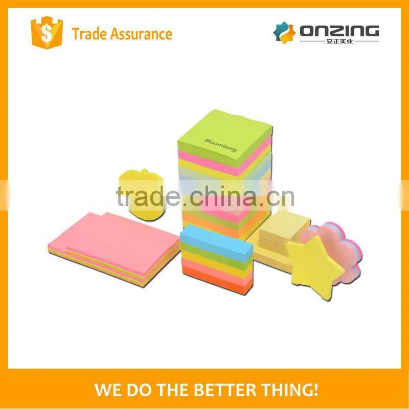 New style color paper customized writing pads