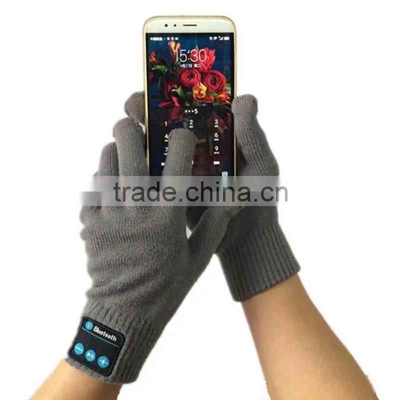 Bluetooth Female Women Gloves Winter Touch Screen Gloves Knit Gloves Mittens Men For Mobile Phone