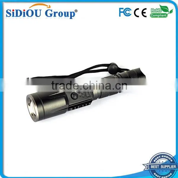 high lumen rechargeable usb flashlight zoom flashlight