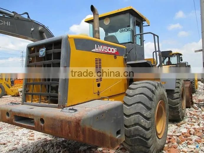 Used XCMG wheel loader LW500F for sale, 5 ton wheel loader