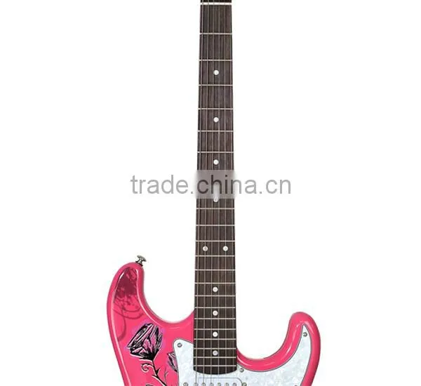 Professional Pink Electric Guitar in good Price