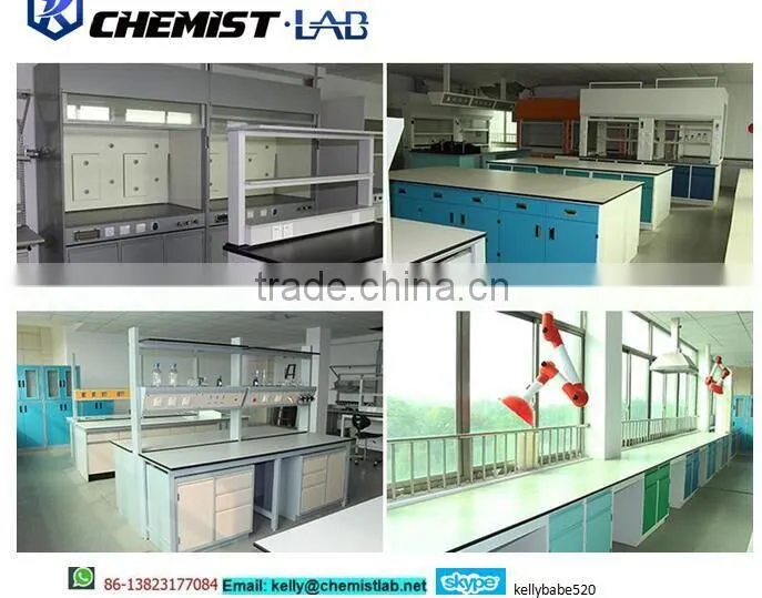 Laboratory Chemical Steel Fume Hood With Centrifugal Fan