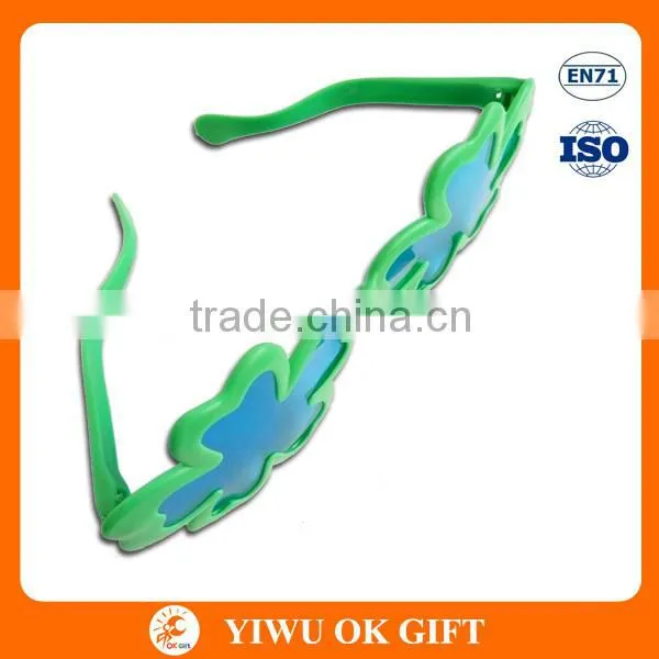 Shamrock giant fancy party glasses for St Patrick's Day