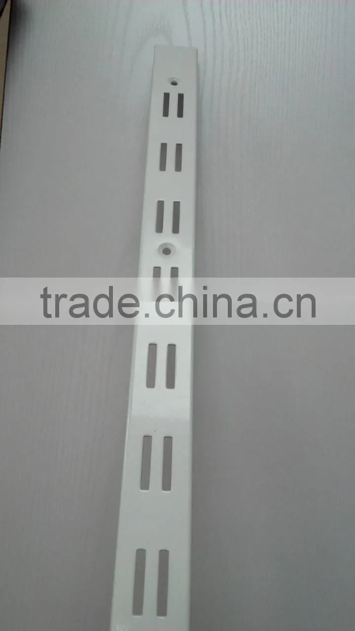 Chrome plating twinslot wall upright