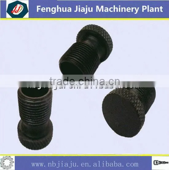 notched screw with plain surface