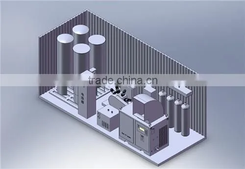 High quality Movable Oxygen Plant psa oxygen generator with container