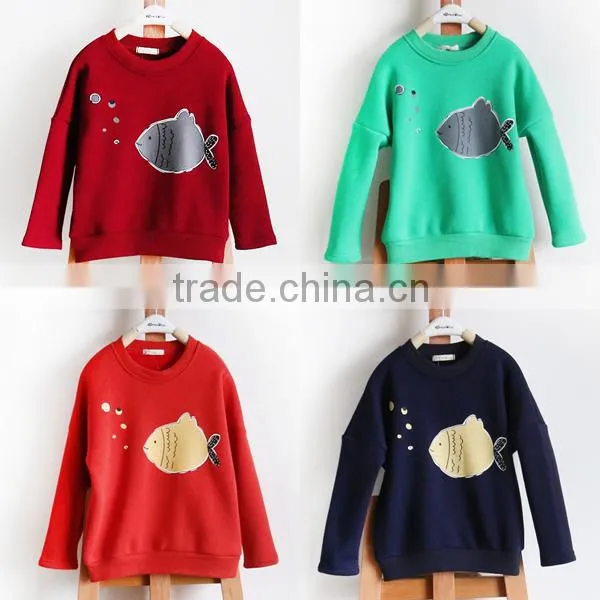 2015 winter high quality children clothing stylish warm winter tops