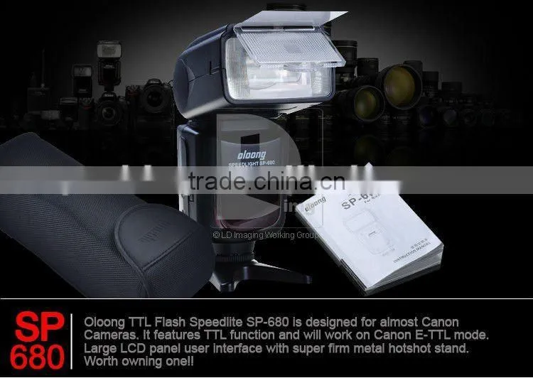 Full function camera speedlite flash SP-680 for nikon digital camera as sb800