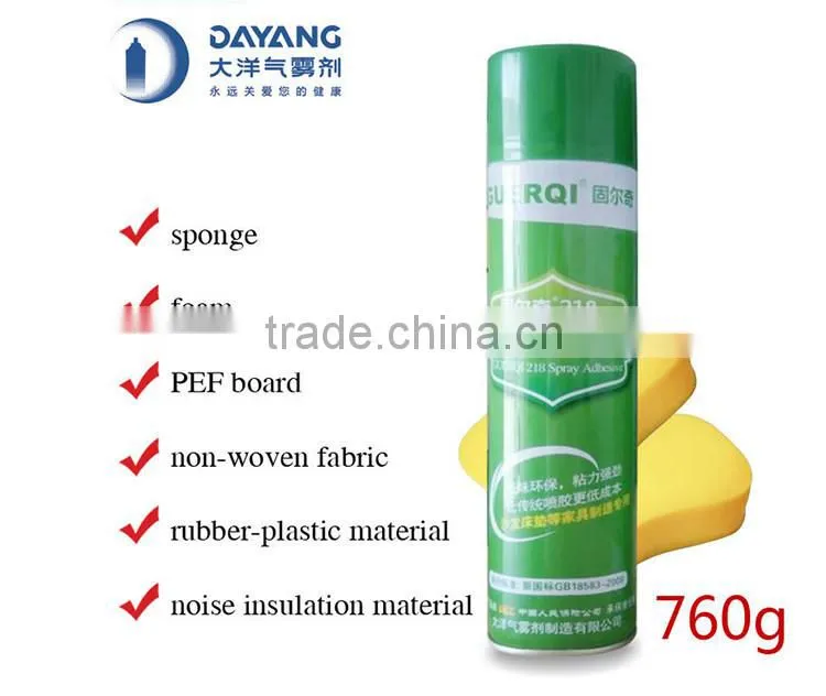 2015 hot selling GUERQI218 adhesive for sponges