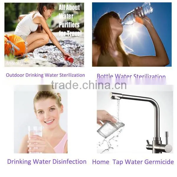 0.53GPM Aluminum Deep UV Led Water Sterilizer Home Drinking Water Treatment