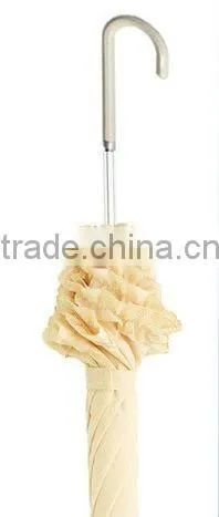 Fashion Creme Caramel Umbrella for Wedding gift