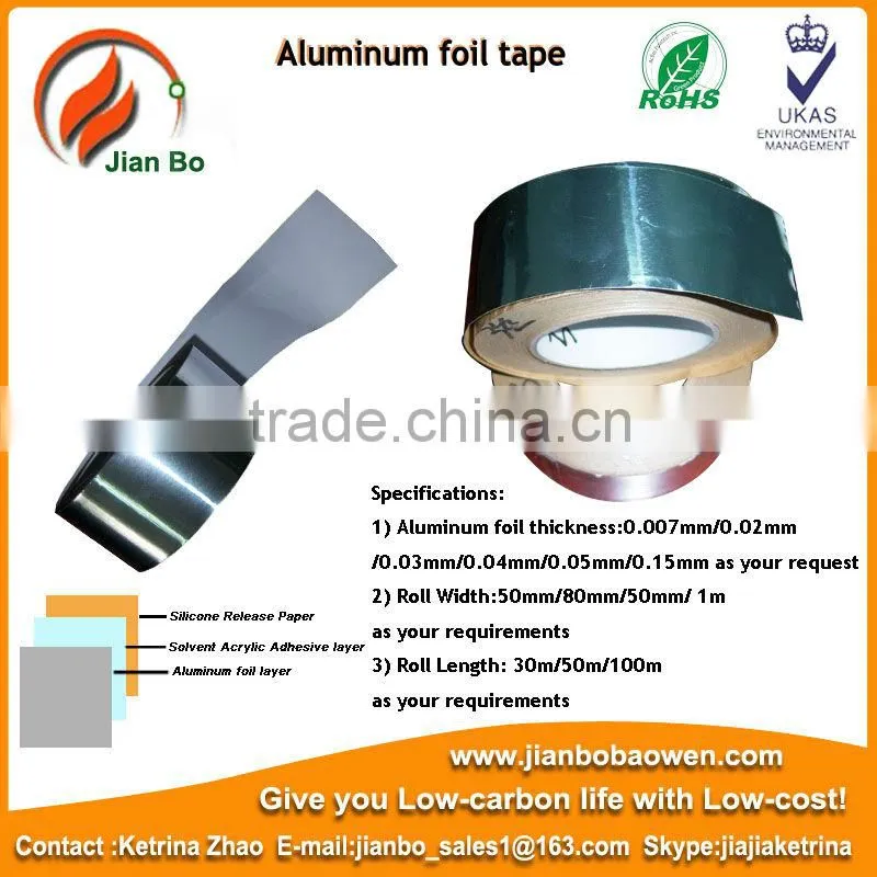 Best sell adhesive backed foil tape for duct | pipeline | HVAC
