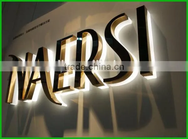 Never Fade Solid 3D Led Acrylic Back-lit Alphabet Letter