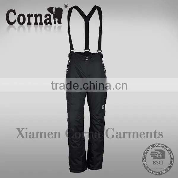 New styles warm windproof suspender mens sweat pants