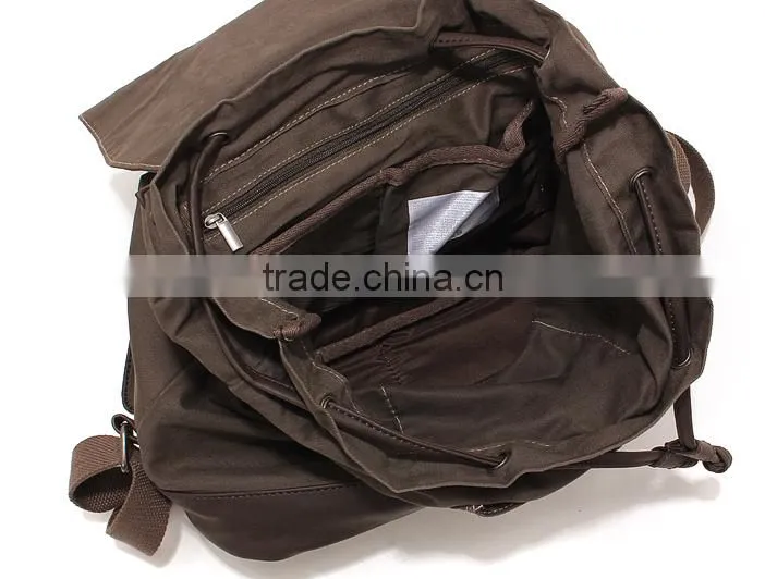 Canvas vintage backpack Bag for man(CAS15-052)