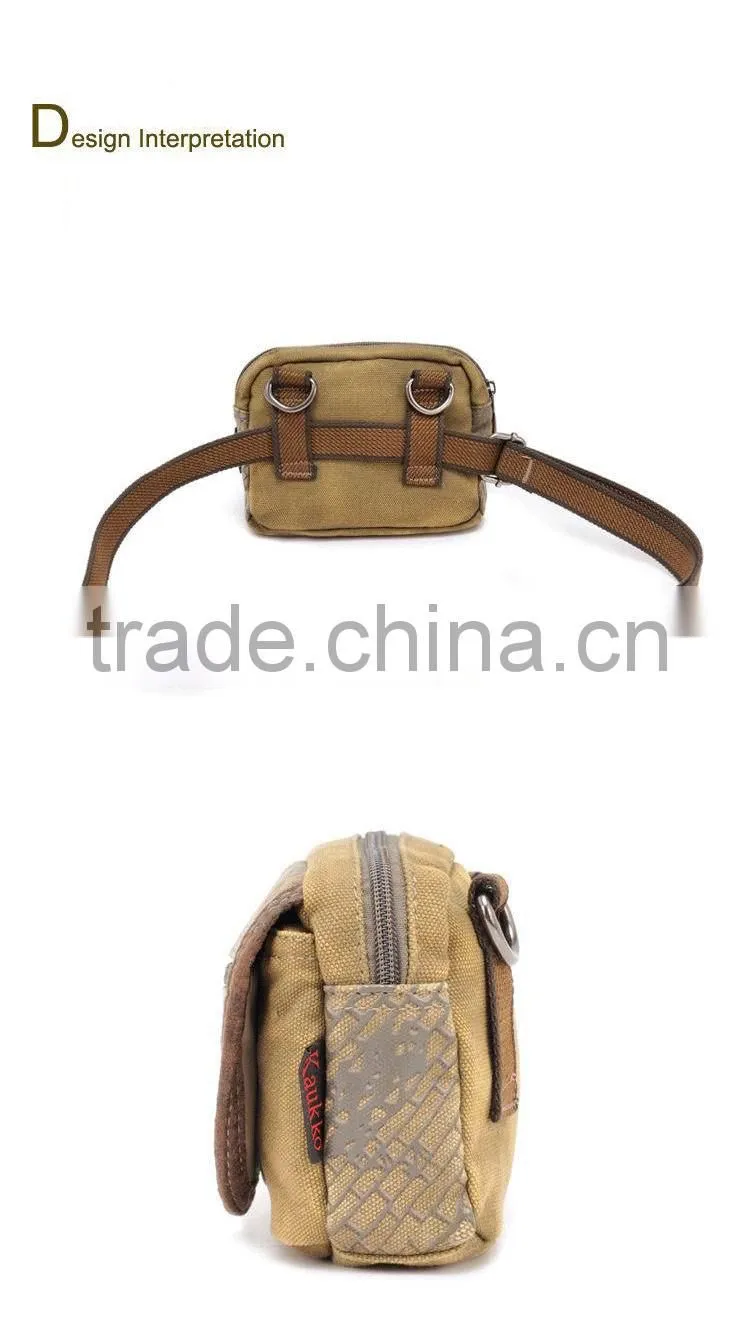 2015 Messenger Bag Style Unisex Canvas Waist Sing Bags