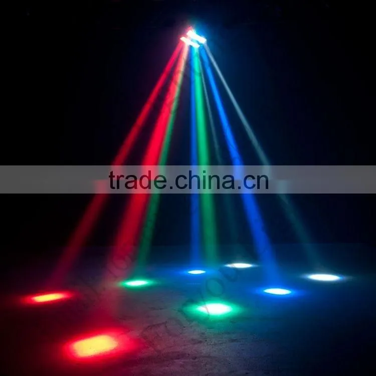 8x3Watt Pro Stage Disco DJ Wedding Party ADJ ON-X 8-Eye Sharpy 8x3W RGBW LED Mini Spider Beam Light