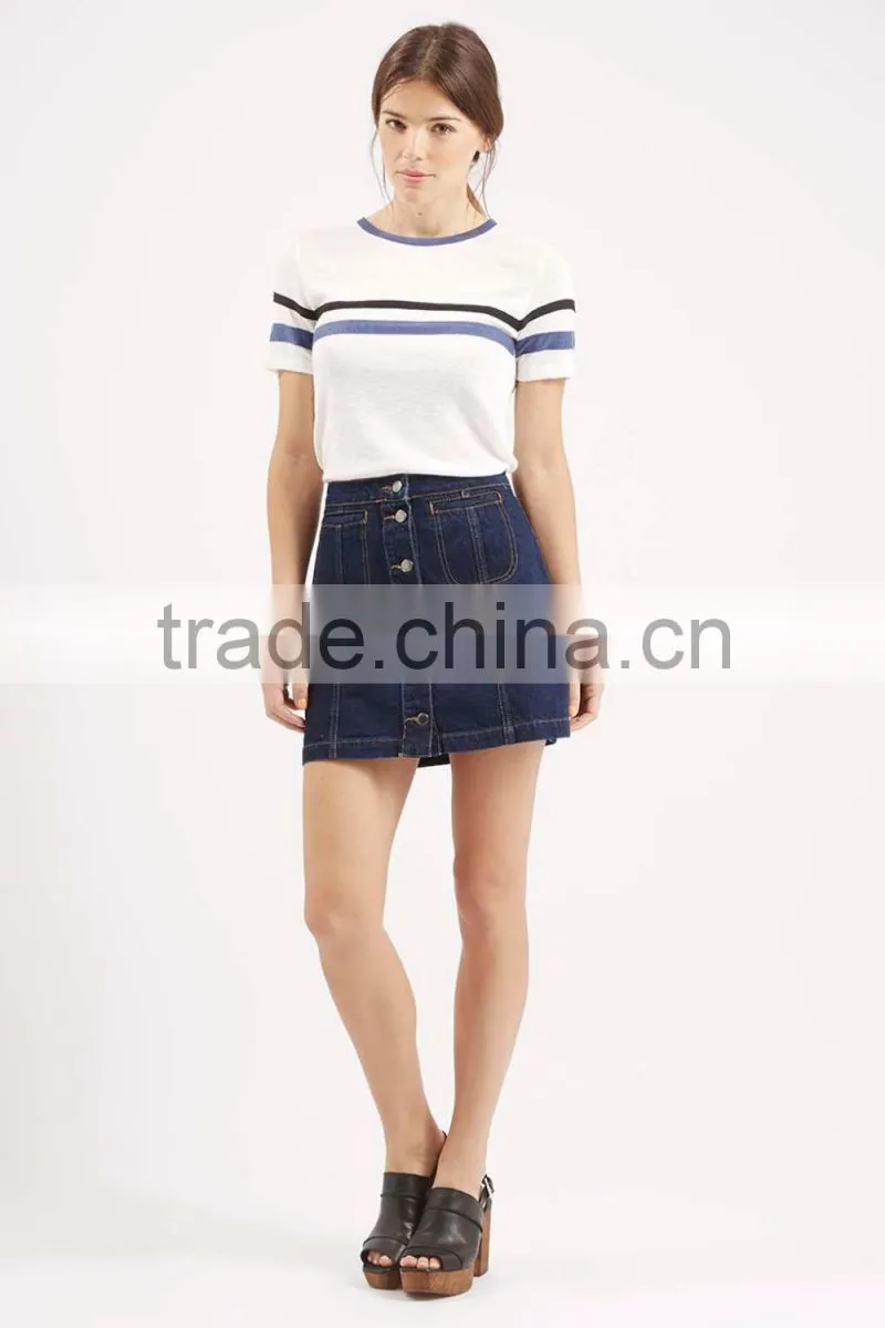 girls denim skirt machine wash denim skirt dark indigo denim skirt