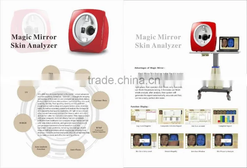 UV Light Skin Scope Face Skin Test Machine
