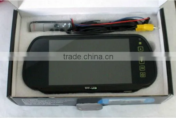 Digital 7" tft lcd color in car monitors