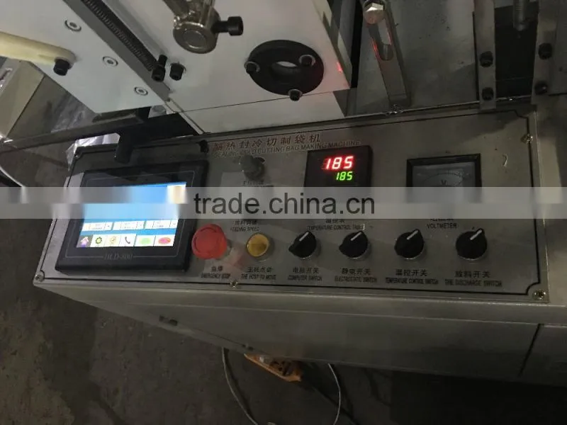 Wenzhou Price Hot Sealing Cold Cutting Machine For Flat Bag Making Machine