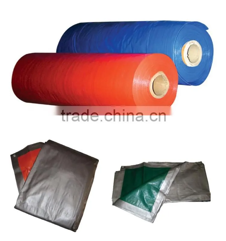 2015 Special port PE tarpaulin Rotproof pe tarpaulin with pp rope and aluminum eyelet